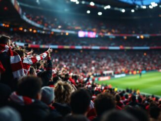 Aberdeen fans rallying for the Scottish Cup final match