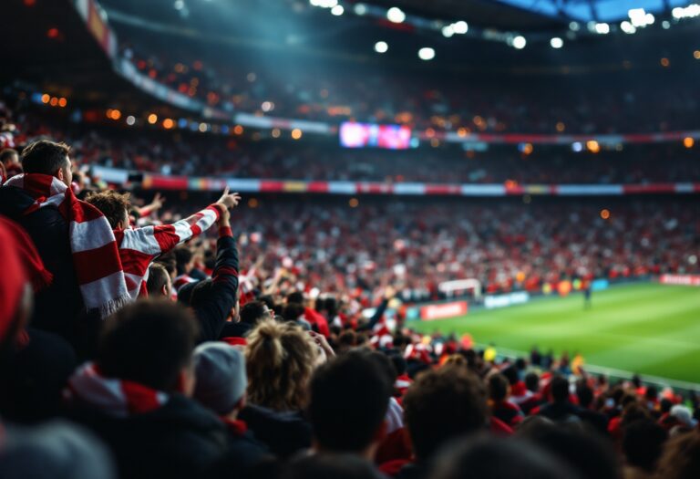 Aberdeen fans rallying for the Scottish Cup final match