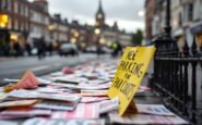 Protest against parking charges in Inverurie, Aberdeenshire