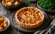 Innovative haggis quiche created by Kingussie butcher