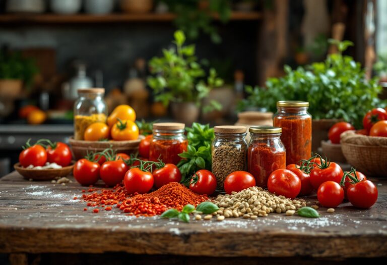 Immagine della salsa di barbabietola in produzione