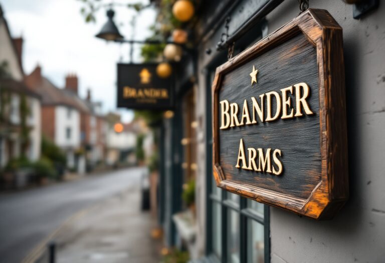 Brander Arms pub in Lossiemouth, closed and abandoned