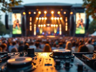 Bryan Adams performing live at Aberdeen concert