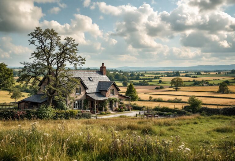 Serene rural living in a charming family steading