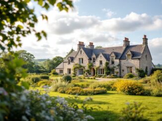 Beautiful farmhouse in Moray featuring a heated outdoor pool