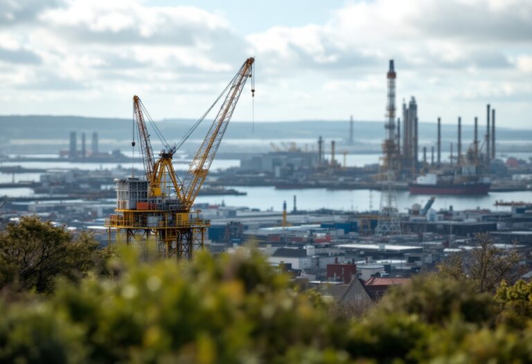 Protest against Harbour Energy job cuts in Aberdeen