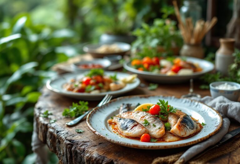 Delicious fish-based meals promoting healthy eating