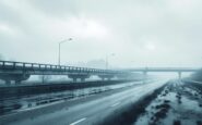 Lorry drivers navigating alternative routes due to high winds