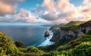 Stunning landscape of the North Coast 500 route in Scotland