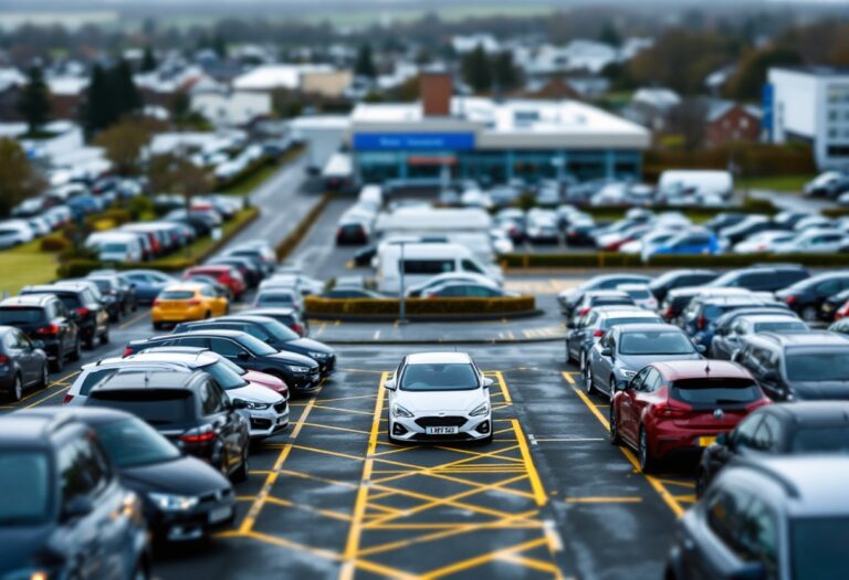 Inverness headquarters with parking fines notice