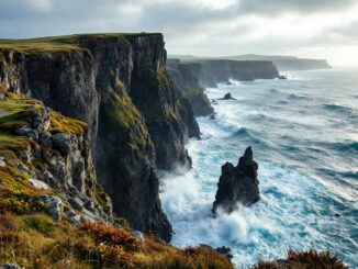 Emergency responders at Aberdeenshire cliff rescue site