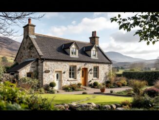 A couple celebrating their win in Scotland's Home of the Year