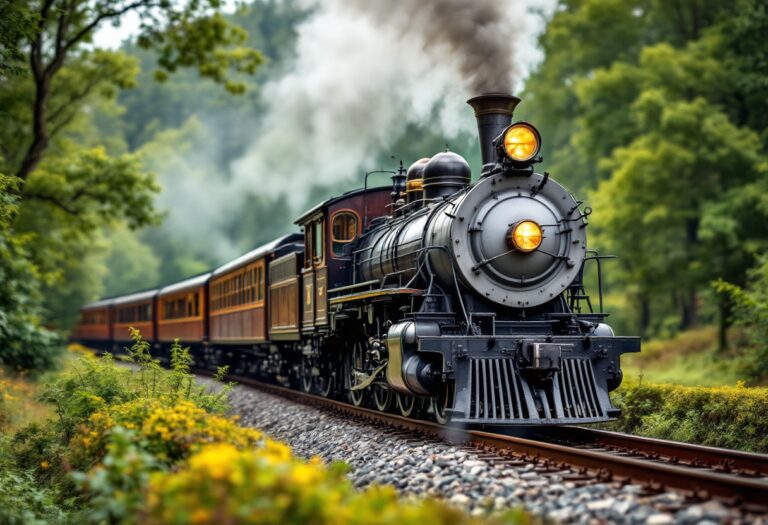 Stoney Express train traveling through Stonehaven