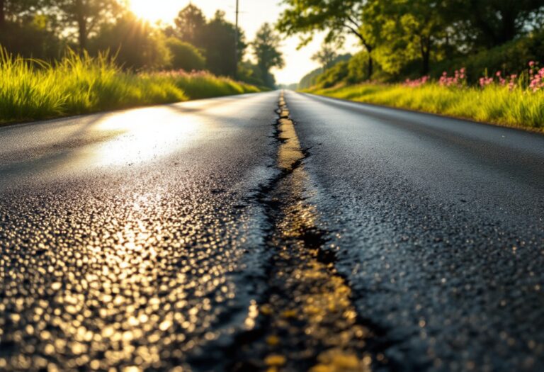 Scene of a tragic motorcycle accident near Tullich