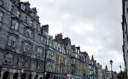 Uber vehicle navigating Aberdeen streets under regulations
