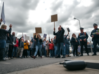 ballymena protests intensify amid tensions over sexual assault allegations 1749671841