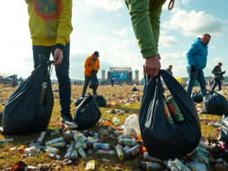 glastonbury festival clean up confronting the waste management challenge 1751278595