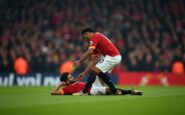 bruno fernandes protects teammate bryan mbeumo during post match chaos replicate 1756374904