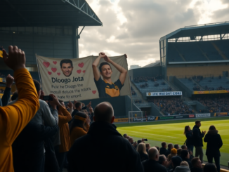 emotional tribute to diogo jota by wolves during manchester city match python 1755367610