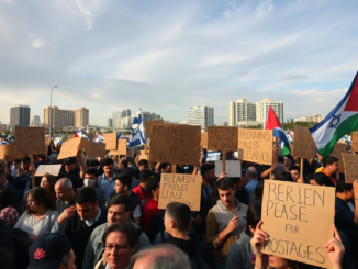israels nationwide protests demand end to war and hostage release python 1755488615