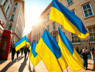 uk government shows support for ukraine with flag display python 1756008325