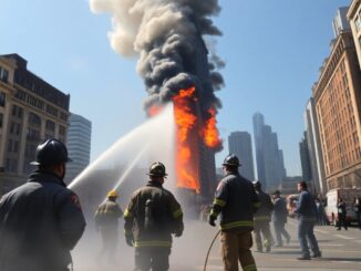 downtown building suffers major fire incident python 1758413544