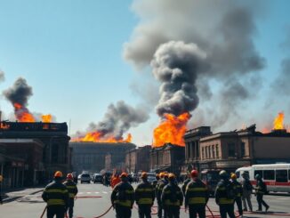 downtown fire causes significant damage and evacuations python 1758307019