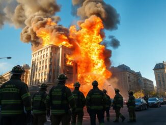 downtown fire emergency response teams deployed python 1758119689