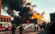 fire in downtown warehouse causes significant damage and disruption python 1758119685