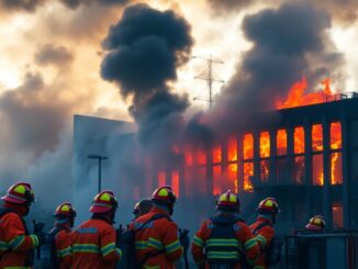 major blaze erupts at historic bbc television centre python 1757156127