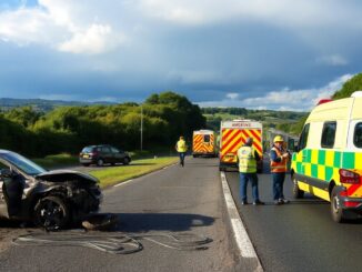 major crash on a55 leaves four injured one seriously python 1757053253
