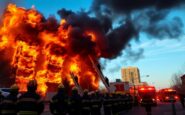 major fire breaks out in downtown area emergency services respond python 1758424536