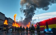 massive fire in downtown warehouse prompts emergency response python 1758523644