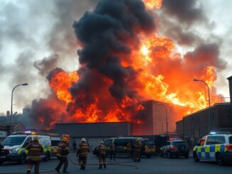 massive fire in downtown warehouse raises alarm python 1758174925