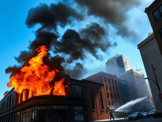 significant fire emergency in city center details and updates python 1758376646