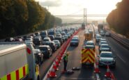 traffic chaos on m4 emergency repairs cause significant delays python 1757694277