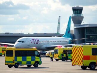 tui flight faces bird strike makes emergency landing at birmingham airport python 1759103245