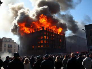 downtown fire results in injuries and widespread panic 1761138778