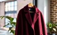 effortless layering with a chic burgundy boucle coat 1759973912