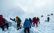 emergency rescue operations underway as climbers get trapped by sudden everest snowstorm python 1759731396