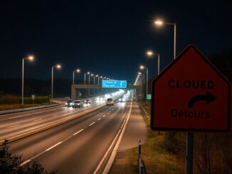 m8 overnight slip road closures near livingston what drivers need to know 1761066116