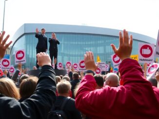 unison union members rally against image censorship at annual conference 1761320429