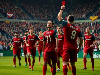 cristiano ronaldo shocks fans with red card for elbowing in portugal vs ireland match 1763078794