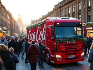 discover the enchantment of coca colas christmas truck in edinburgh 1763840349