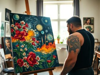 efl footballer sells van gogh inspired artwork at auction 1763995947