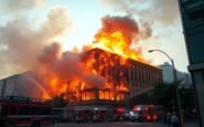 fire engulfs downtown building evacuations underway 1762647703