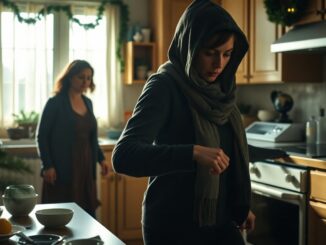 mother stabbed in neck by burglar during christmas break in 1763401432