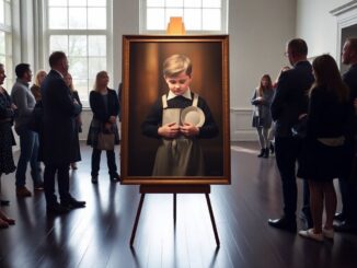 mysterious artist unveils captivating painting at the national museum of wales 1762277865