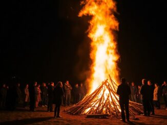 penrhys estate community hosts spectacular bonfire celebration 1762393910