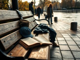 thomas brodie sangster returns to love actuallys iconic london bench 1763562248